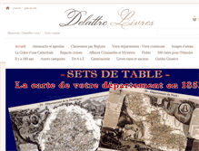 Tablet Screenshot of editionsdelattre.fr